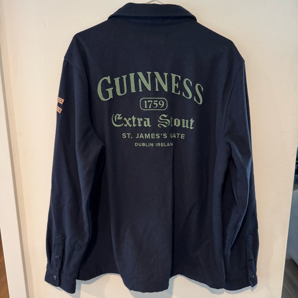 Lucky Brand Guinness Wool Over Shirt